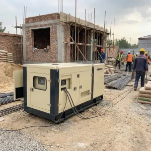 50kW 64kva 70kva Enclosure Quiet Diesel Generator 3 Phase 50Hz 400/230V for Hospital Outdoor Supermarkets ISO CE