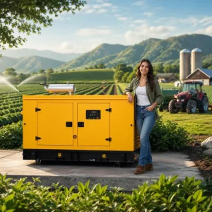 50kW Diesel Generator 62.5kVA Silent Soundproof Genset for Construction Site Remote Area Standby Power Supply