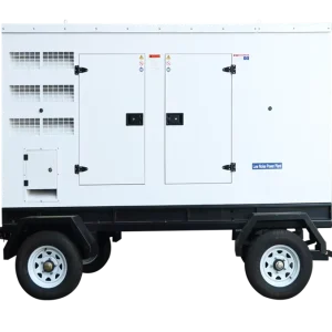 50kW Silent Diesel Generator with Trailer Portable Mobile Genset for Construction and Emergency Use