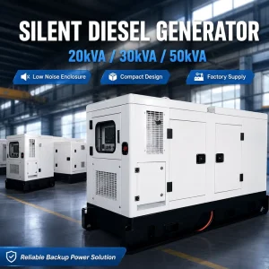 50kva 30KVA 20kva Silent Diesel Generator Yangdong YTO Engine Y495D