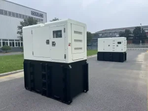 50kva 80kva 100kva Silent Diesel Generators with Big Fuel Tank AC Three Phase CE Certified for Rental