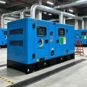 50kw 100kva 200kva 500kva Silent Diesel Generator Set 3 Phase 380V 50Hz Power Generator for Commercial