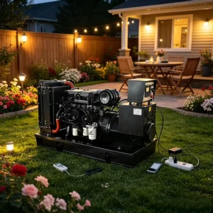 50kw 75kva 80kva Prime Power Diesel Generator Set 4-Cylinder 3 Phase 400V IP23 CE for Apartment Emergency Backup