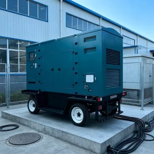 50kw Diesel Generator Set Trailer Mounted for Temporary Construction Power