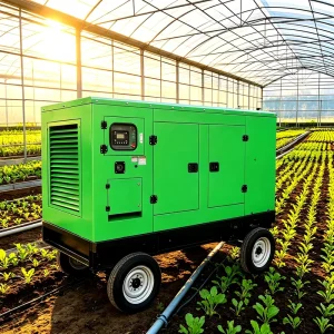 50kw Diesel Generator Set Trailer Mounted for Temporary Construction Power