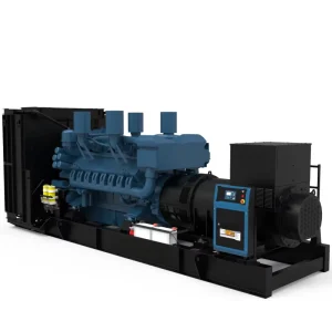530kW 60Hz MTU Diesel Generator Soundproof Silent 480V Three Phase Commercial Power System