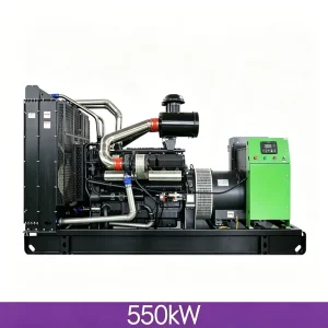 550kW 687.5kVA Diesel Generator, Smart LCD Monitor, Open Type