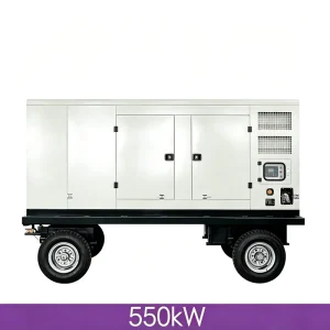 550kW 687.5kVA Powered by SDEC Energy Saving Technology Factory Power Mobile Trailer Mounted Diesel Generator