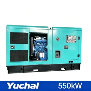 550kW 688kVA Silent Type Heavy Duty Diesel Generator Set 3 Phase Water Cooled Electric Start for Mining and Power Plant