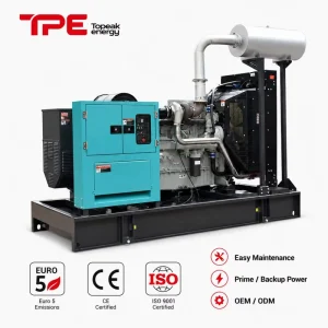 550kva Open Frame Diesel Generator 100kw 150kw 200kw 3 Phase Water Cooled Industrial Standby