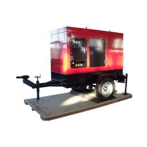 55KW 69KVA Electric Silent Genset Movable Trailer Diesel Generator Low Noise