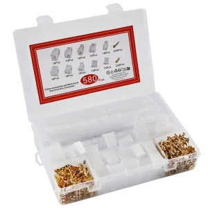 580PCS 2.8mm Automotive Wire Connectors Car Motorcycle Electric Vehicle Terminal Set