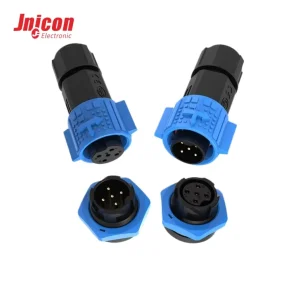 5A 60V 5 Pin Waterproof Auto Electrical Connectors M19 Push Lock Field Assembly for Sensor System Automation Equipment CE RoHS
