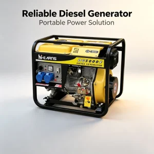 5KVA 220V Single Phase Open Frame Diesel Generator Portable Power Generator for Home and Commercial Use