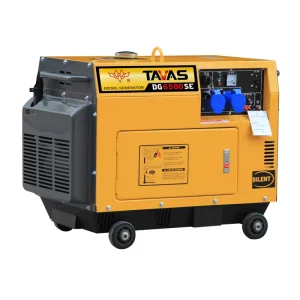 5KVA Silent Diesel Generator With 5KW Alternator Three Phase 50Hz Single Cold Copper Radiator Direct Current Output
