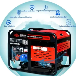 5KW 5.5KW 6.5KW 7.5KW Air-cooled ultra Quiet Portable Small diesel Generator All Copper Body 220v 380v 3 Phase Diesel Generator