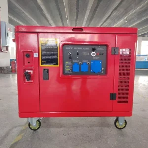 5KW 6KVA Air Cooled Silent Dual Fuel Generator Gasoline & Petrol Powered Soundproof Home Backup Power Supply