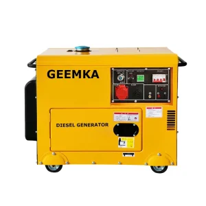 5KW 6KVA Open Frame Diesel Generator Portable Light Weight 50 60Hz 1 Phase 3 Phase Genset