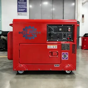 5KW 6KW 10KW Silent Air Cooled Diesel Generator 220V Single Phase Auto Start 60Hz Portable Home Backup ATS Wheels