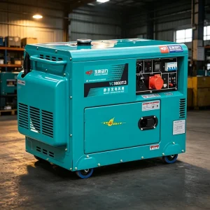 5KW 7KW 8KW 10KW 15kW Single Phase Silent Type 220V All Copper Small Diesel Generator Set Air Cooled Generators