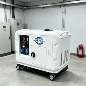 5KW 8KW 10KW Super Silent Diesel Generator Set 110/220/380V Portable Soundproof Diesel Generator Air Cooled 4 Stroke Alternator