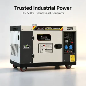 5KW 8KW Silent Diesel Generator 68dB Home Standby 50 60HZ With CE