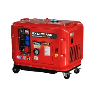 5KW Diesel Generator with Low Noise Single Three Phase Rated Power 60HZ Frequency
