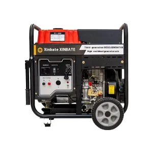 5KW Open Frame Portable Diesel Generator with 12V DC Electric Start Low Noise Fuel Efficient for Home Outdoor Construction Use