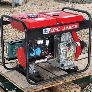 5KW Portable Diesel Generator Open Type CE 5GF Low Noise 230V 12V Single Three Phase DC Output Certified