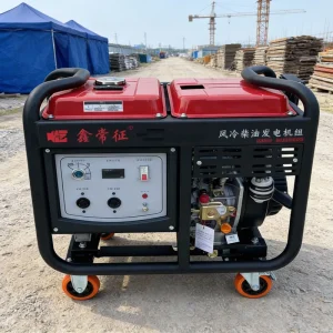 5Kw Portable 230V Single Phase 50/60hz Air Cooled Single Cylinder Open Frame Diesel Generator