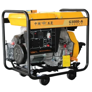 5kW 4 Stroke Open Diesel Generator 240/120V 50/60Hz 12.5L Fuel Tank 165cc 12V DC Electric Start