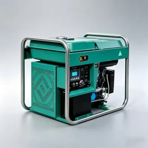 5kW Open Frame Diesel Generator Set Air Cooled Single Phase 220V Electric Start Portable Home Backup Genset
