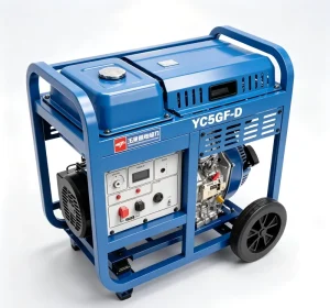 5kW Silent Diesel Generator Set Single Three Phase 230V 400V Portable Power Generator YC5GFS 3