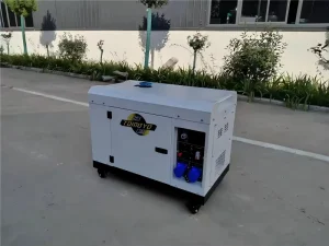 5kW Three Phase Diesel Generator Portable Power Unit Open Frame Electric Start for Backup and Jobsite Use