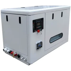 5kva 5kw Compact Silent Type 240v Marine Fresh Water Generator with 12V DC Electric Start and Soundproof Canopy for Boats Yachts