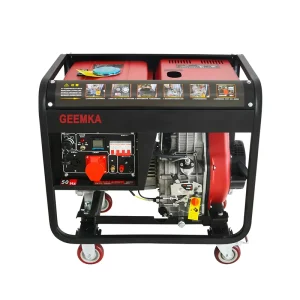 5kw 6kva Portable Open Frame Diesel Generator 50 60Hz 1 Phase 3 Phase Light Weight Electric Genset