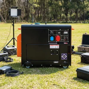 5kw 6kw 7kw 8kw 9kw 11kw 12kw Low Noise with ATS Portable 10 Kw Diesel Generator Outdoor Use