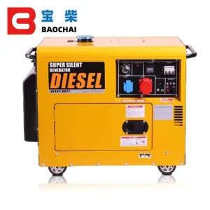 5kw 8.5kw Single Three Phase Silent Diesel Generator 5kva Low Noise Backup Power Generador Diesel for Home Factory Construction