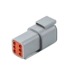 6 Pin Auto Connector Grey Australia DT Electrical Waterproof Dt04-6p Male Housing Terminal Blank Plug Automotive 6P