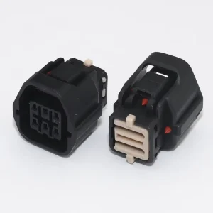 6 Pin RGB Copper Waterproof Car Door Lock Connector Sealed Plug 7283 8760 30 MG641627 5