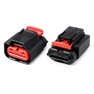 6-pin Female Copper Contact Nylon Housing IP67 Waterproof Accelerator Pedal Car Connector