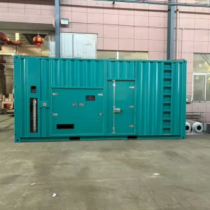 600KW 800KW 1000KW 20HQ Container Type Silent Diesel Generator Large Power Containerized Genset for Big Power Emergency Use
