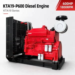600hp 1800rpm KTA19-P600 Industrial Water Pump Diesel Engine for Generator Set and Heavy Pump