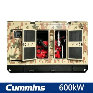 600kW 750kVA ATS Auto Transfer Switch Specifically for Mining Soundproof Silent Type Powered by Diesel Generator Set