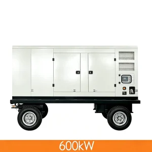600kW 750kVA Super Silent Low Noise Diesel Generator with Mobile Trailer ATS