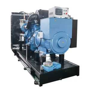 600kW Open Frame Silent Rainproof Diesel Generator with Auto Start ATS 12V DC Electric Start Weichai Engine 250kVA Capacity