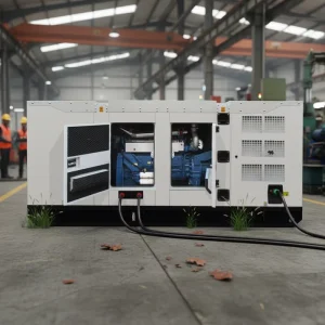 60Hz 230 380V 3 Phase Diesel Generator Water Cooled 6 Cylinder ATS 1500 1800 RPM Super Silent