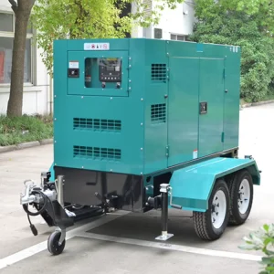 60Hz Portable Mobile Type 25Kva Diesel Genset Powered by Cummins 20Kw Generator