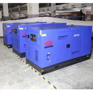 60KW 80KW Portable Silent Diesel Generator Single Phase for Camping and Construction