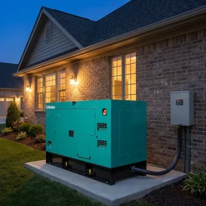 60kVA 48kW Silent Enclosure Diesel Generator 3 Phase 400/230V 50Hz Auto Start for Home Shopping Mall Airports ISO CE